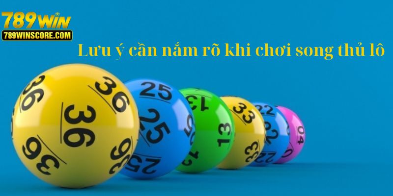 Lưu ý cần nắm rõ khi chơi song thủ lô